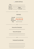 My Book Ratings