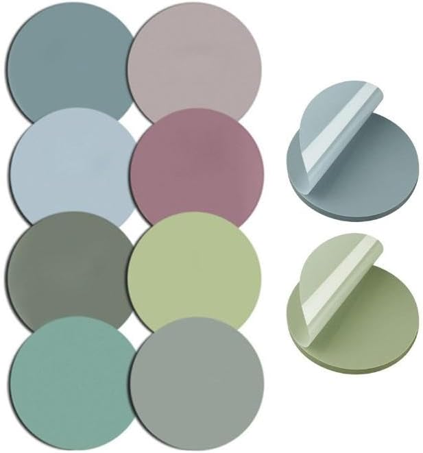 Round Coloured Transparent Sticky Notes